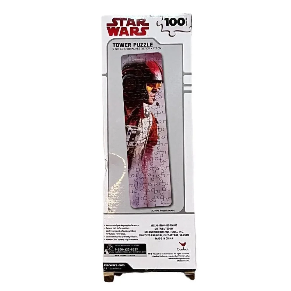 Star Wars The Last Jedi Poe Dameron Tower Puzzle 100 Pieces SEALED New